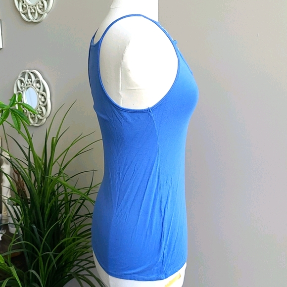 BKE Red - High Neck Mesh Inset Tank Top - Small - Picture 2 of 6